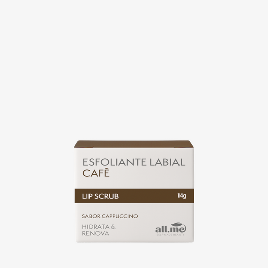 Lip Scrub - Esfoliante Labial - Café - 14g - All.me Beauty